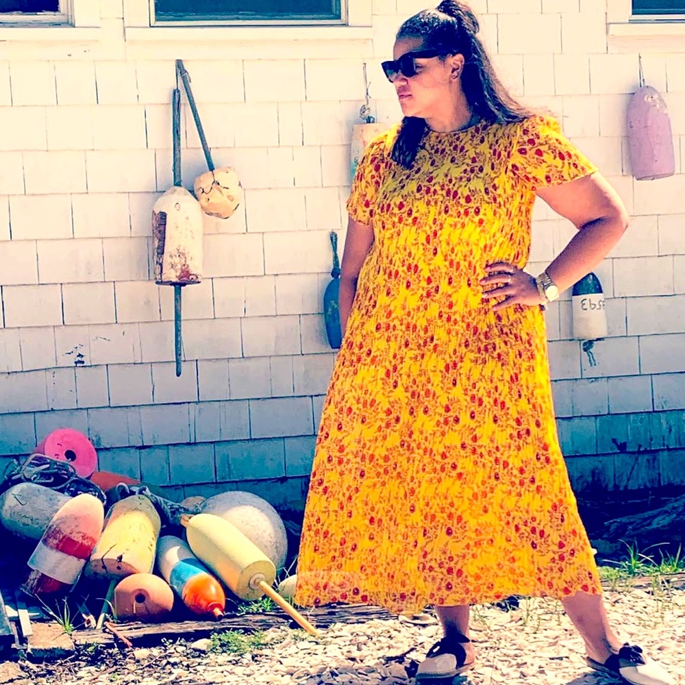 Zara floral dress